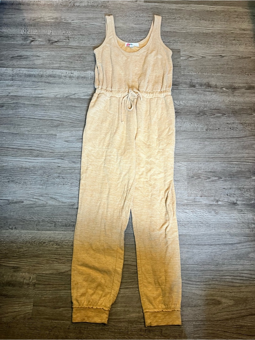 Free People Beach Bicoastal Harem Jumpsuit Yellow